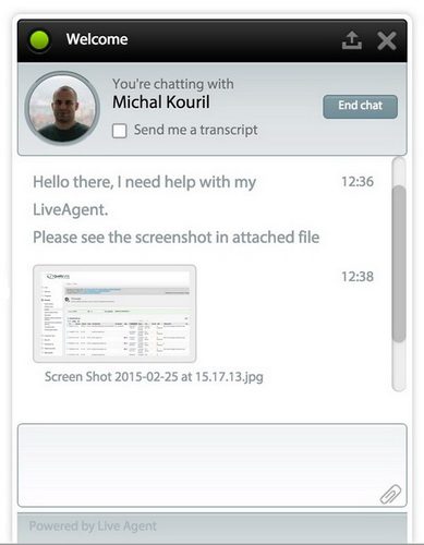 live_chat_allegati Allegato live chat di LiveAgent